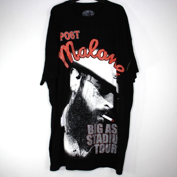 Posty Co Mens One Size Post Malone Big Ass Stadium Tour Pajama T-Shirt NEW N1372 - Picture 1 of 6
